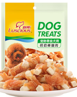 路斯优+钙奶棒缠肉300g狗狗零食